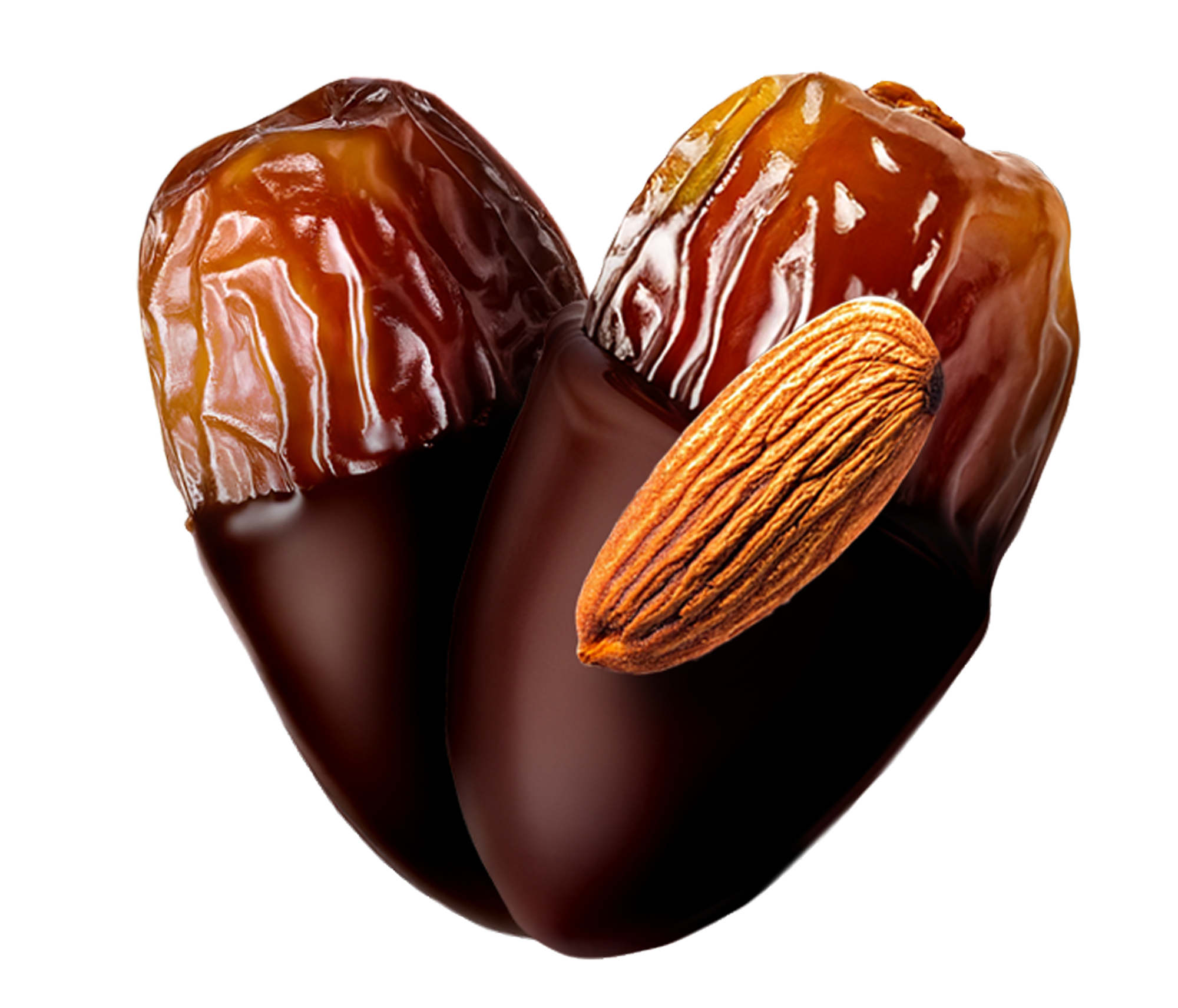 Dark Chocolate Covered Dates with Almond