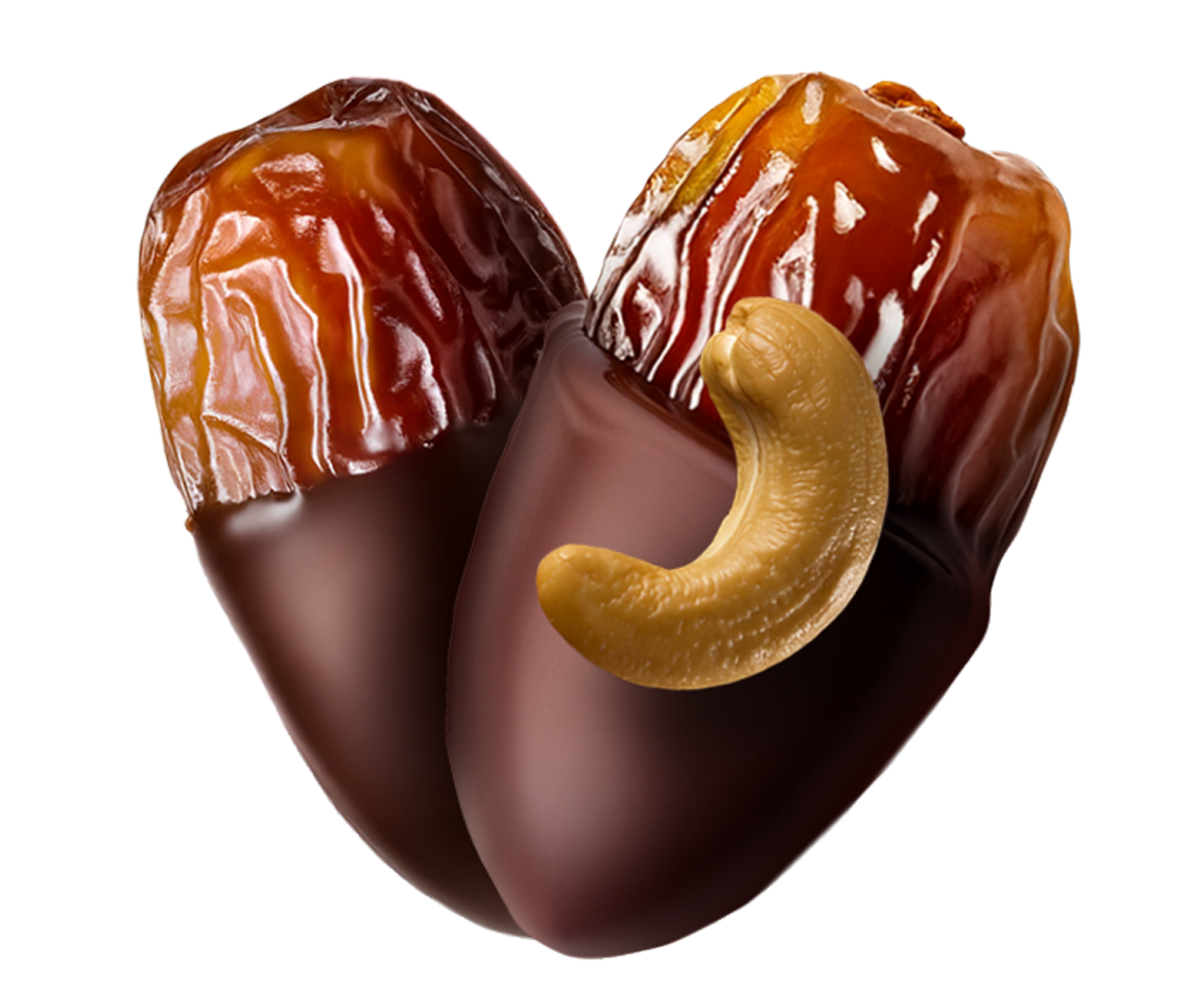 Milk Chocolate Covered Dates filled with Cashews 2 -pack